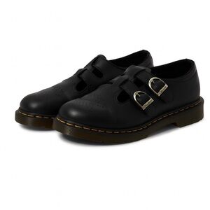Dr. Martens Black Double Buckle Shoes